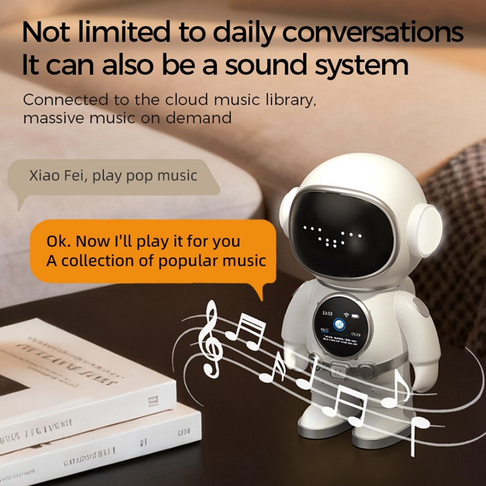BOWAI OBC8 AI Smart Talking Robot Interactive Educational Companion with LED Expression Display Desktop Learning Robot