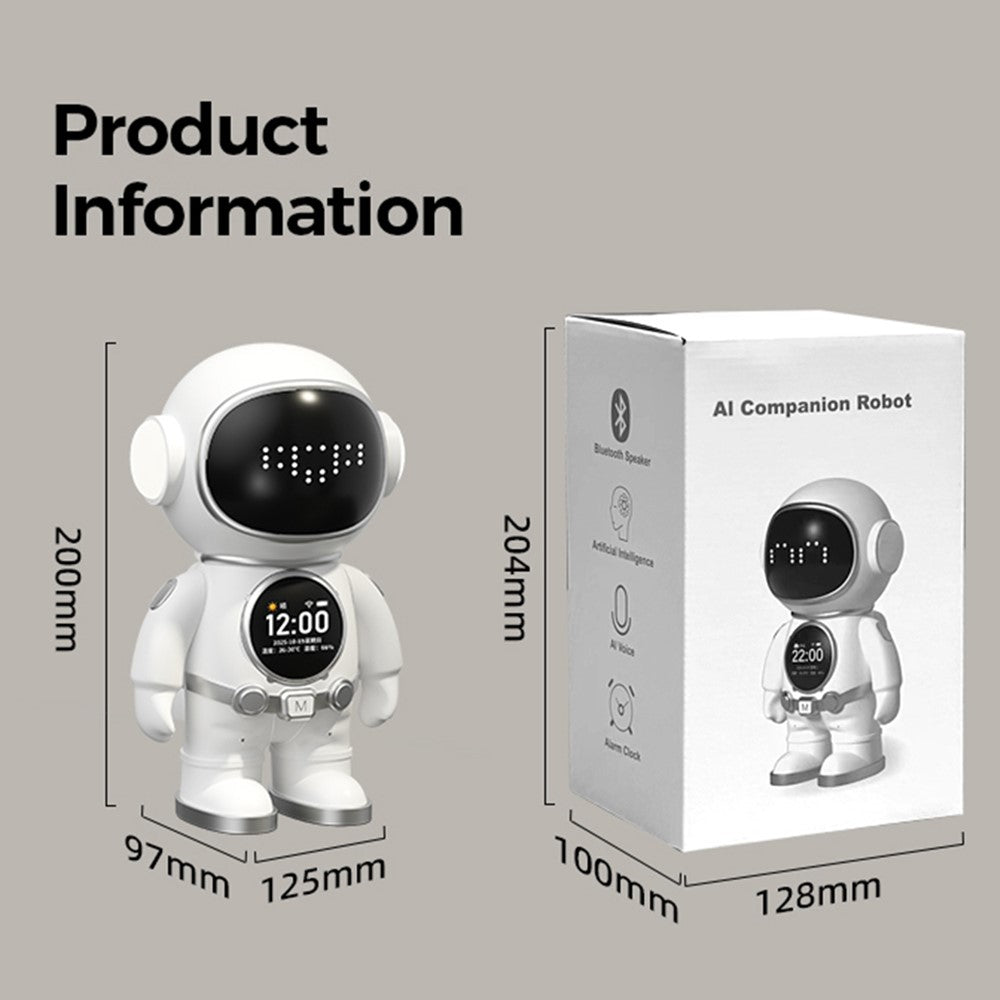BOWAI OBC8 AI Smart Talking Robot Interactive Educational Companion with LED Expression Display Desktop Learning Robot