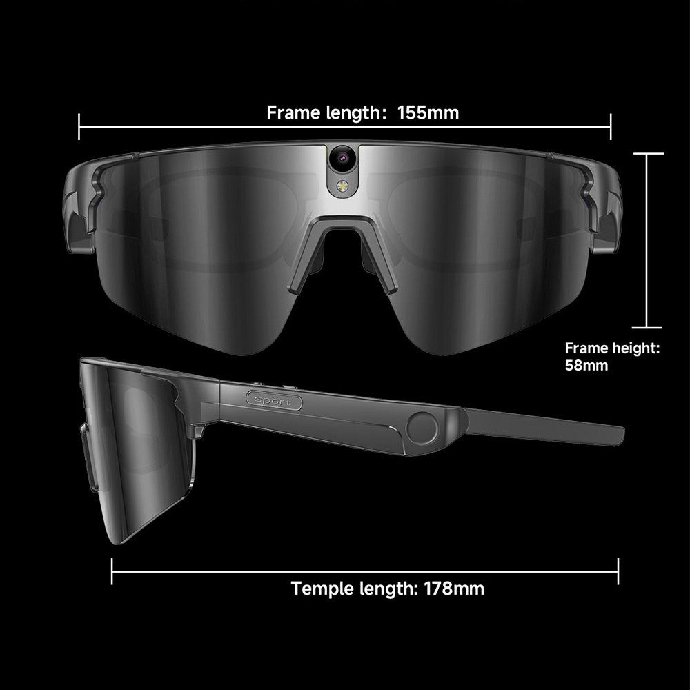 L805 AI Smart Camera Glasses 4K Video Recording EIS Stabilization Bluetooth-compatible Audio Eyeglasses
