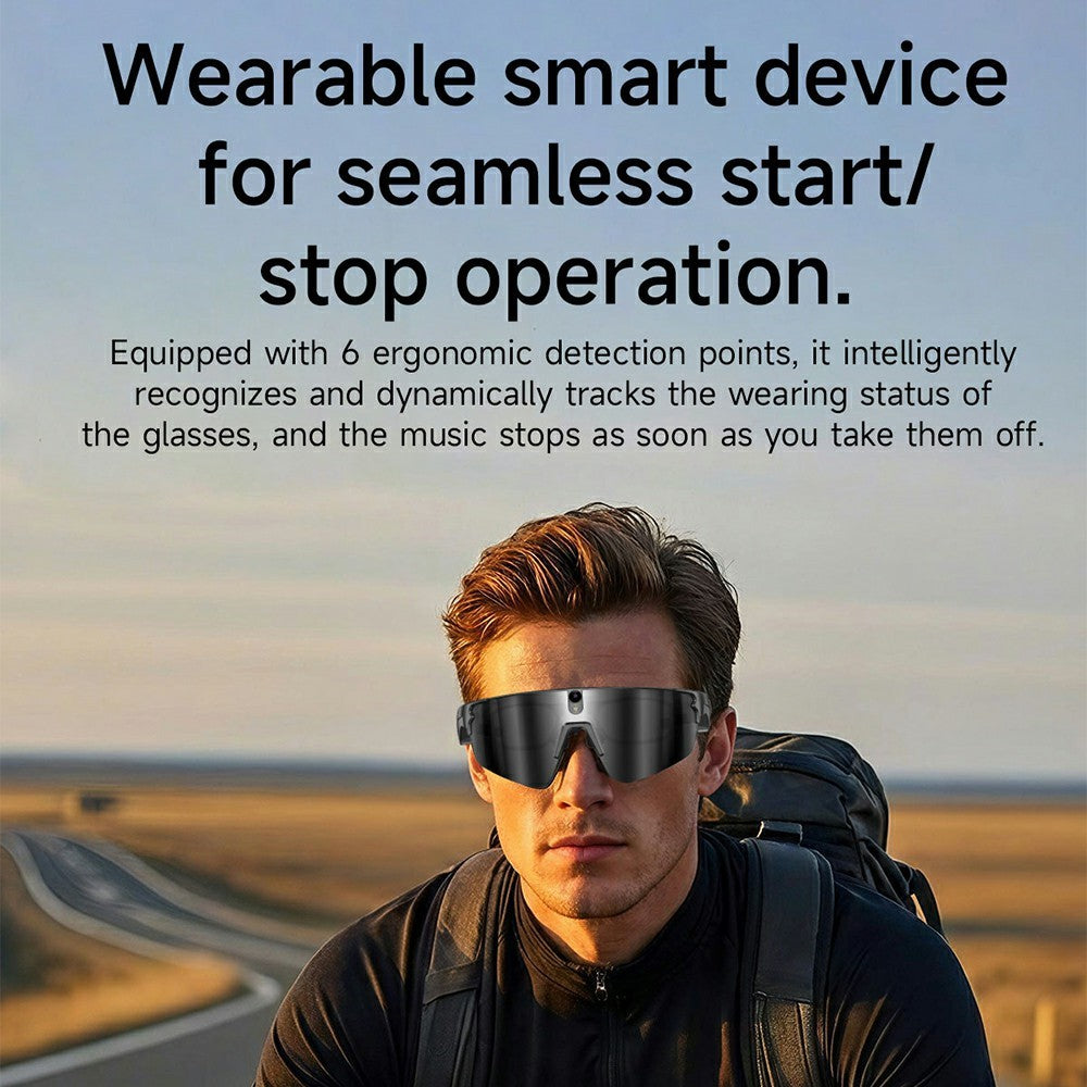 L805 AI Smart Camera Glasses 4K Video Recording EIS Stabilization Bluetooth-compatible Audio Eyeglasses