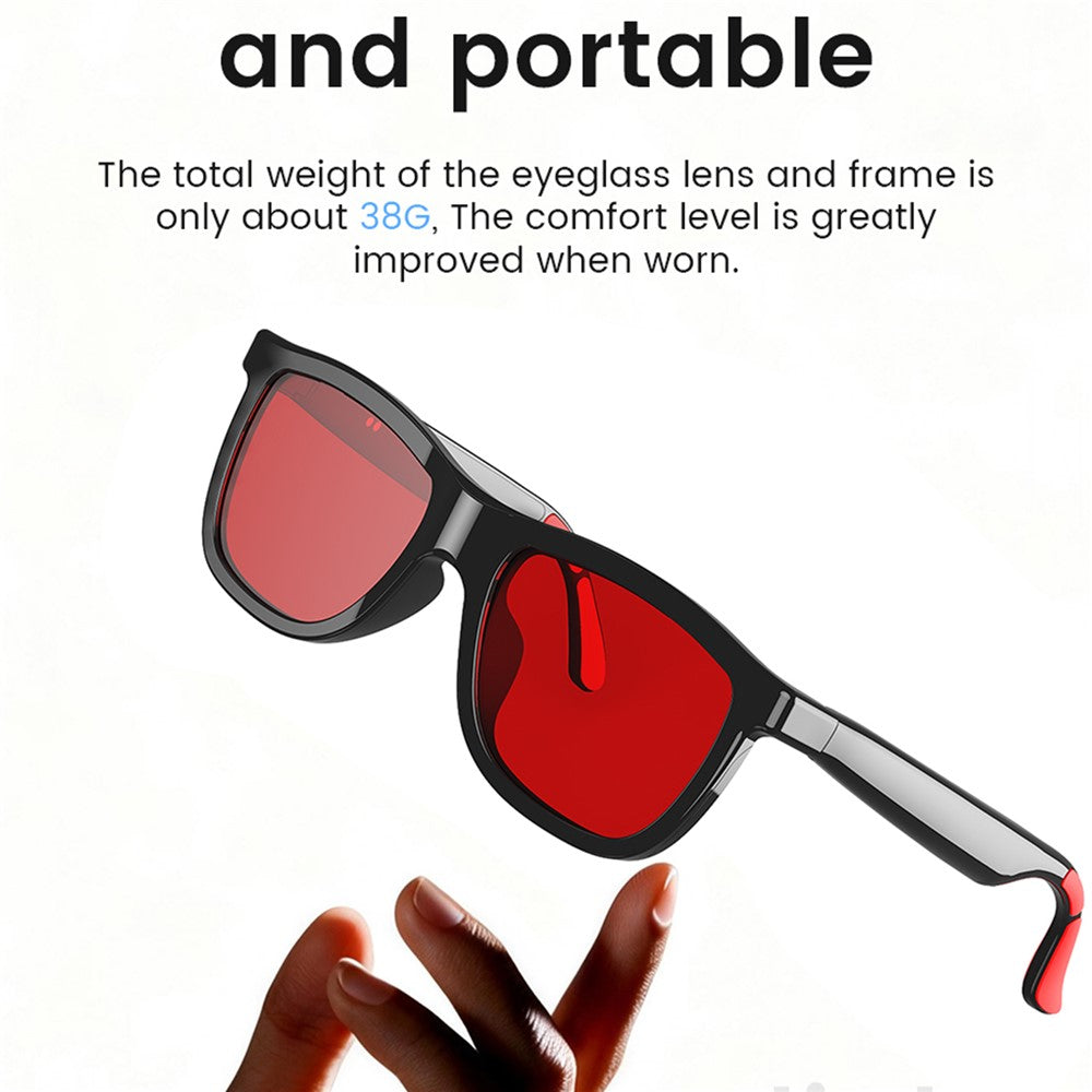E05 AI Smart Glasses 4-Level Touch Color Change Bluetooth-compatible Translation Eyeglasses with Electrochromic Lenses
