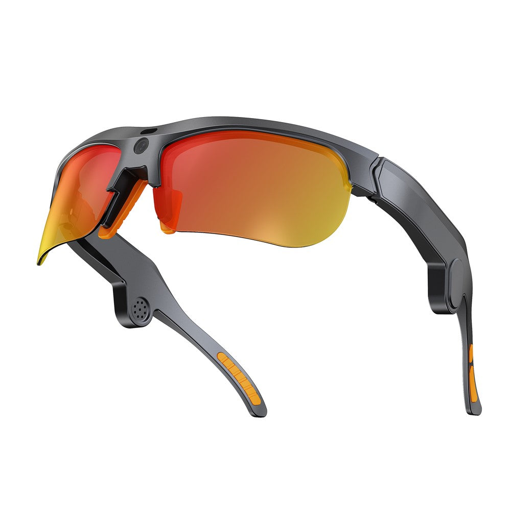 E08 AI Smart Glasses 1300W Camera Voice Control Everything Recognition Translation Eyeglasses for Sports Cycling