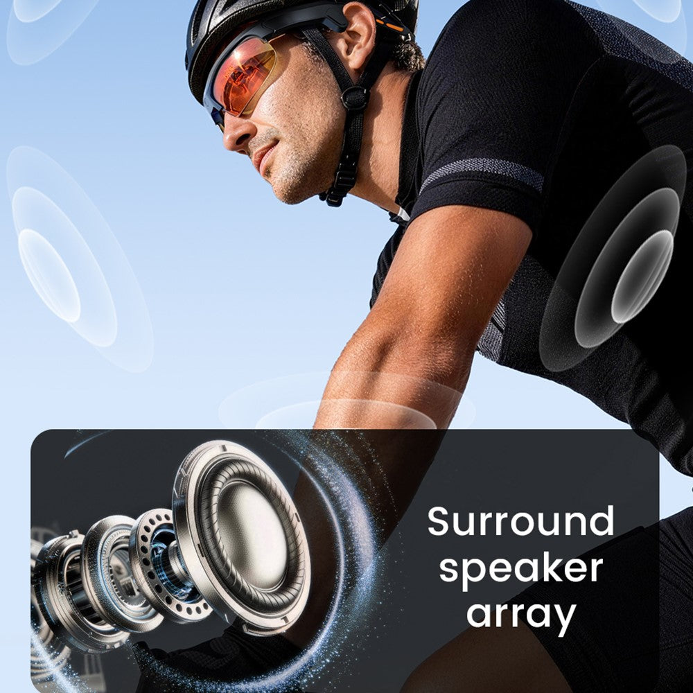 E08 AI Smart Glasses 1300W Camera Voice Control Everything Recognition Translation Eyeglasses for Sports Cycling