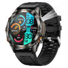 KT80 Outdoor Sports Smart Watch 3ATM Waterproof Bluetooth-Compatible Calling Wristwatch with Flashlight