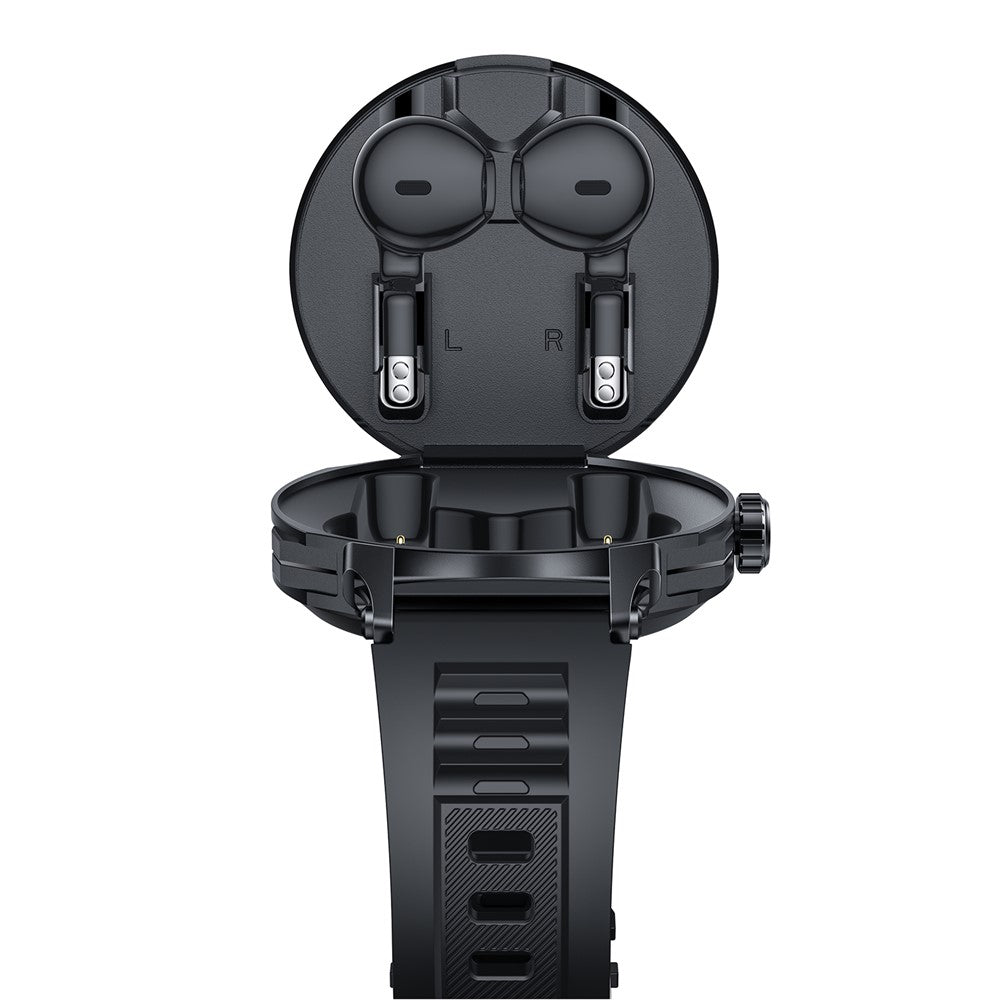 YESIDO IO50 2-in-1 Smart Watch with TWS Earbuds 1.46inch HD Screen Bluetooth-compatible Health Monitor