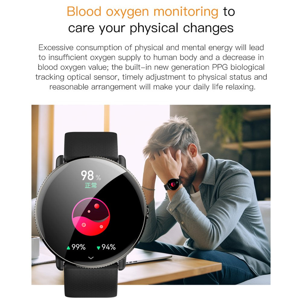 S61 1.43-inch AMOLED Screen Women Smart Watch Heart Rate Monitoring Bluetooth-compatible Calling Waterproof Smart Bracelet