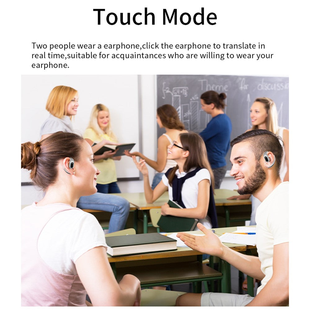 XG99 144 Languages Smart Voice Translation Earphones Bluetooth-Compatible OWS Open Ear Headphones