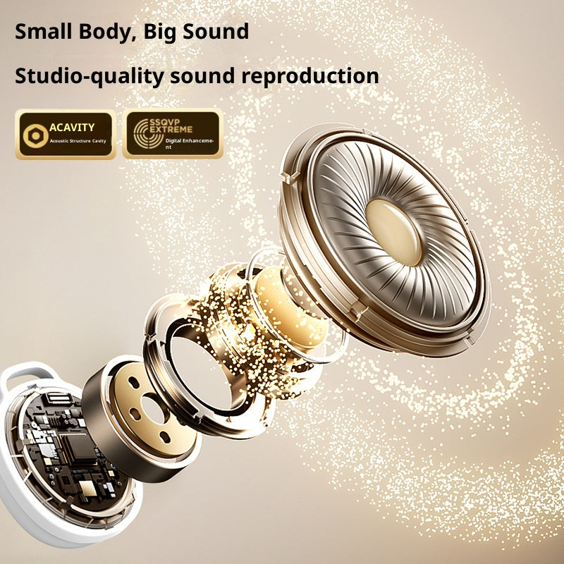 R3 SE Bluetooth-compatible 5.4 Mini Earbuds IPX7 Waterproof Noise Reduction In Ear Sleeping Headphones