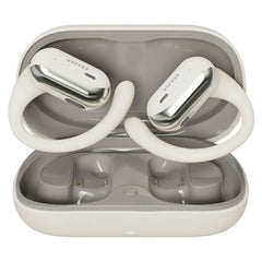 ERAZER ER50 wireless open-ear Bluetooth earbuds with noise cancelling and waterproof design in charging case