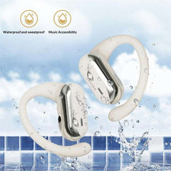 ERAZER ER50 wireless open-ear Bluetooth earbuds with noise cancelling and waterproof design in charging case