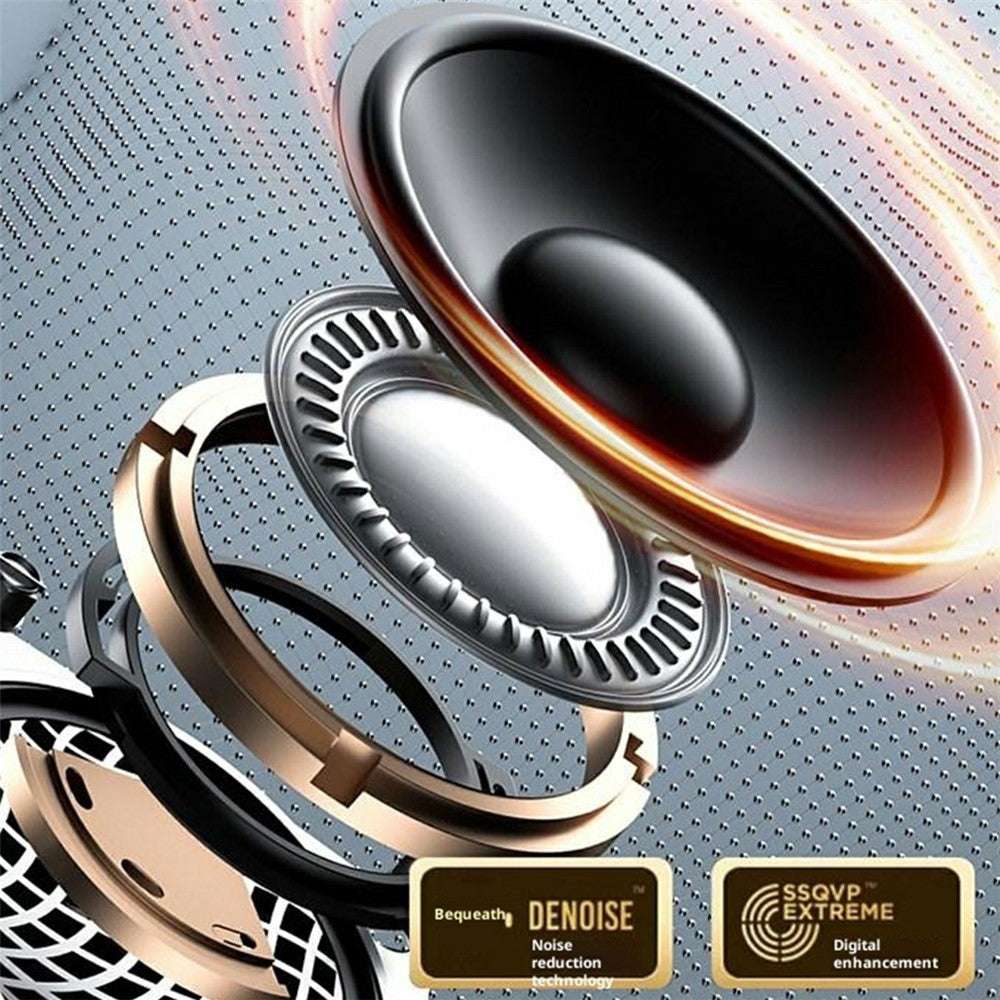 ERAZER ER50 wireless open-ear clip-on earbuds with Bluetooth, noise cancelling, waterproof design, and charging case