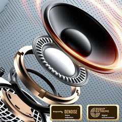 ERAZER ER50 wireless open-ear clip-on earbuds with Bluetooth, noise cancelling, waterproof design, and charging case