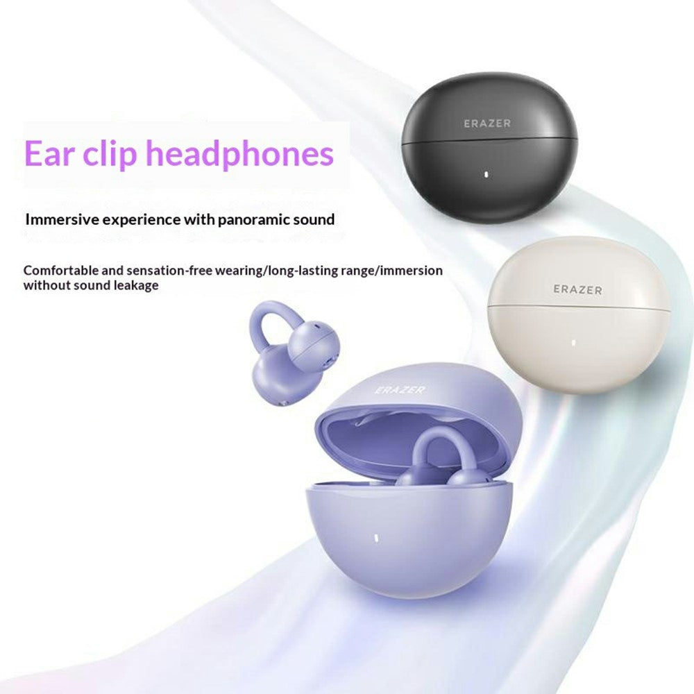 ERAZER EX02 Wireless Ear Clip Headphones Bluetooth-compatible 5.4 Open Ear Earbuds for Sports (Invested By Lenovo)
