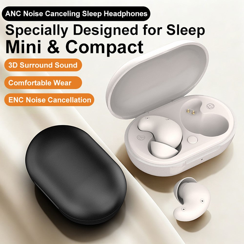 S1 White Noise Sleeping Earbuds IPX5 Waterproof ANC Noise Cancelling Bluetooth-compatible Earbuds
