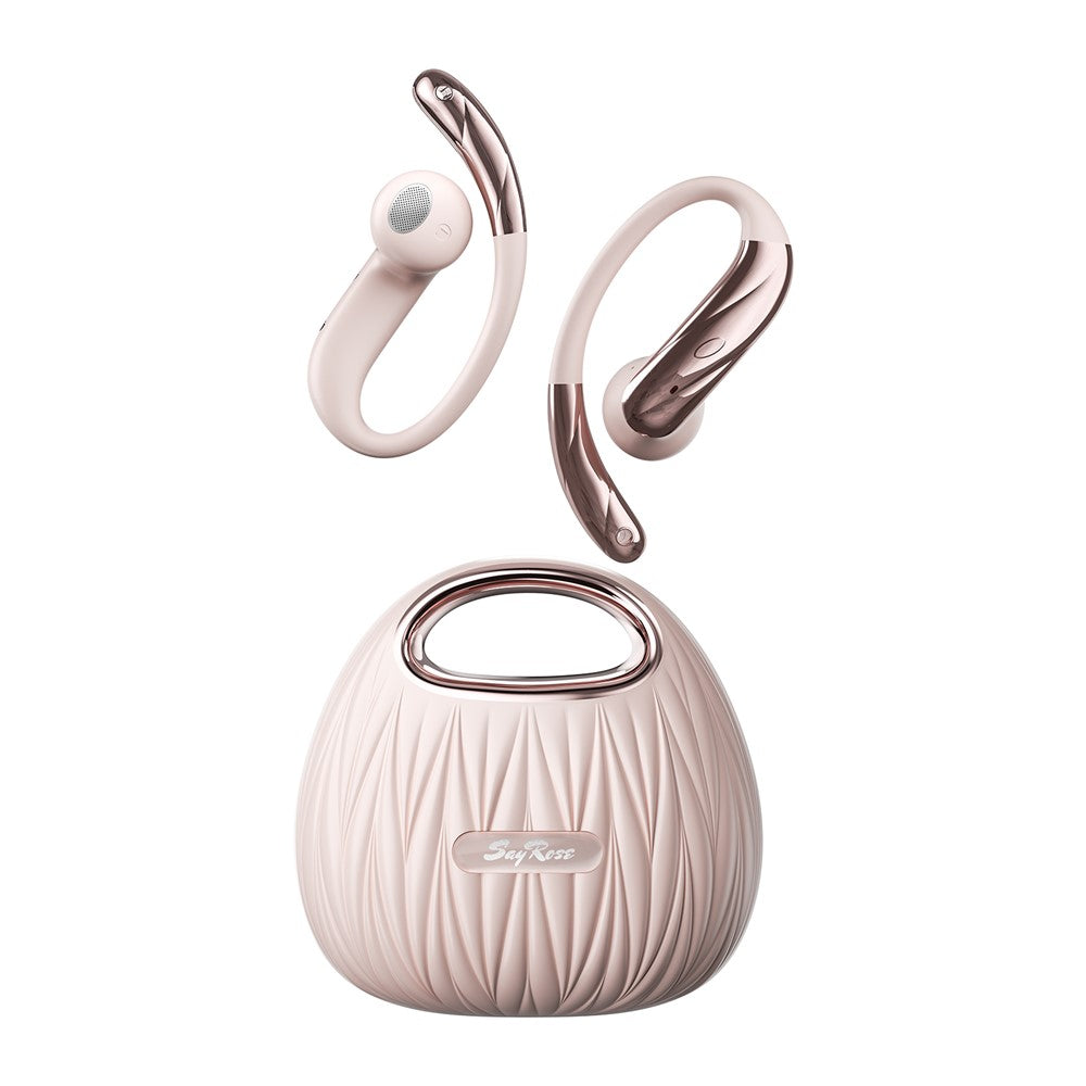 SAYROSE RJ-68 Wireless Open Ear Hook Sport Earphones Handbag Design Bluetooth-compatible 6.0 ENC Noise Cancelling Earbuds