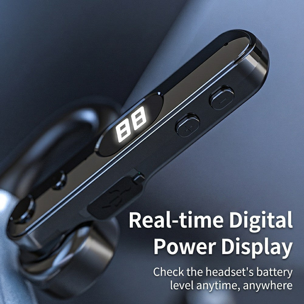 VSIDEA V82 Ear Hook Bluetooth-compatible Earphones Non-in-ear Wireless Earphones Digital Display for Business
