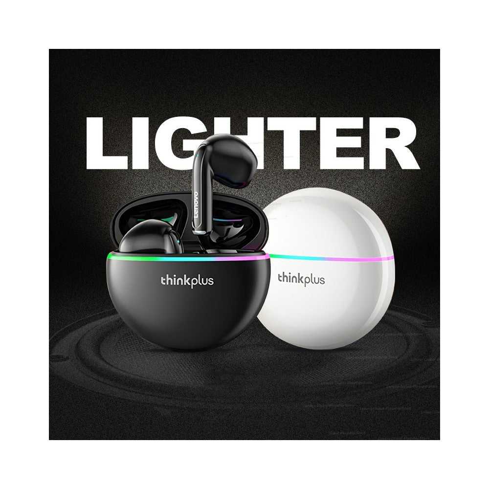 Lenovo Thinkplus XT97 Bluetooth 5.2 wireless earbuds with colorful light charging case and noise reduction
