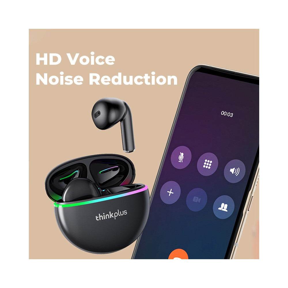 Lenovo Thinkplus XT97 Bluetooth 5.2 TWS earbuds with colorful light charging case and noise reduction
