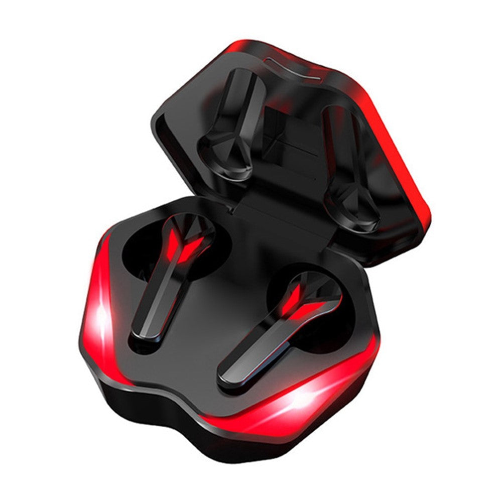 J13 Bluetooth-compatible Earbuds Binaural In-Ear Gaming Headset Dual Mode E-Sport Headphone with Digital Display / Breathing Light