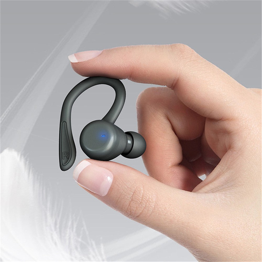 T40 Ear Hook Wireless Earphone IPX6 Waterproof Hands-free Touch Control Bending Sports Earbuds