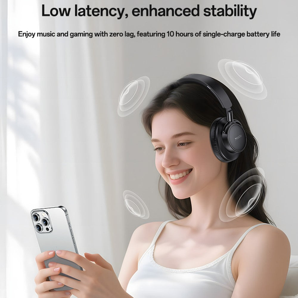 YESIDO EP12 Over-Ear Bluetooth-Compatible Headphones Zero-Pressure Comfort Wired  /  Wireless Dual Mode