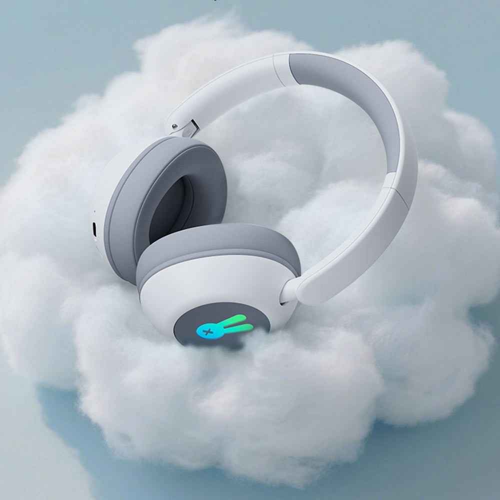 BT08C Children Wireless Over-Ear Headphones Bluetooth-compatible 6.0 Headset with RGB Light