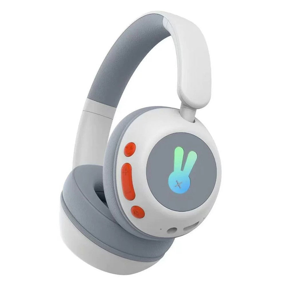 BT08C Children Wireless Over-Ear Headphones Bluetooth-compatible 6.0 Headset with RGB Light