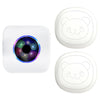 N65Q-2T1 Wireless Door Bell Elderly Care Flashing Adjustable Volume Home Doorbell, 2 Transmitter+1 Receiver