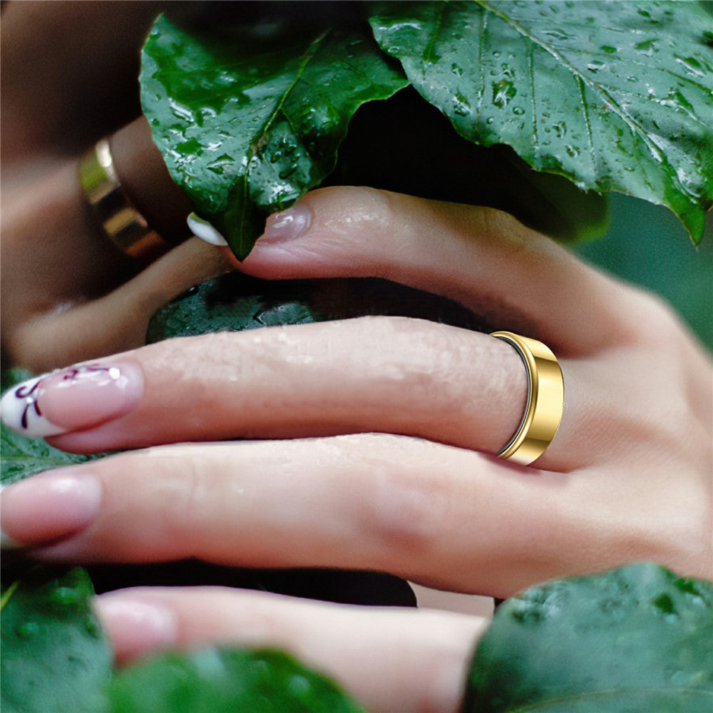 R99 Smart Ring Heart Rate Blood Oxygen Sleep Monitoring Finger Ring with Charging Case