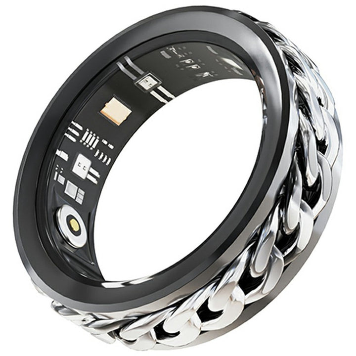 V5 Rotation Decompression Health Monitoring Multi-function Smart Ring, Magnetic Cable Charging