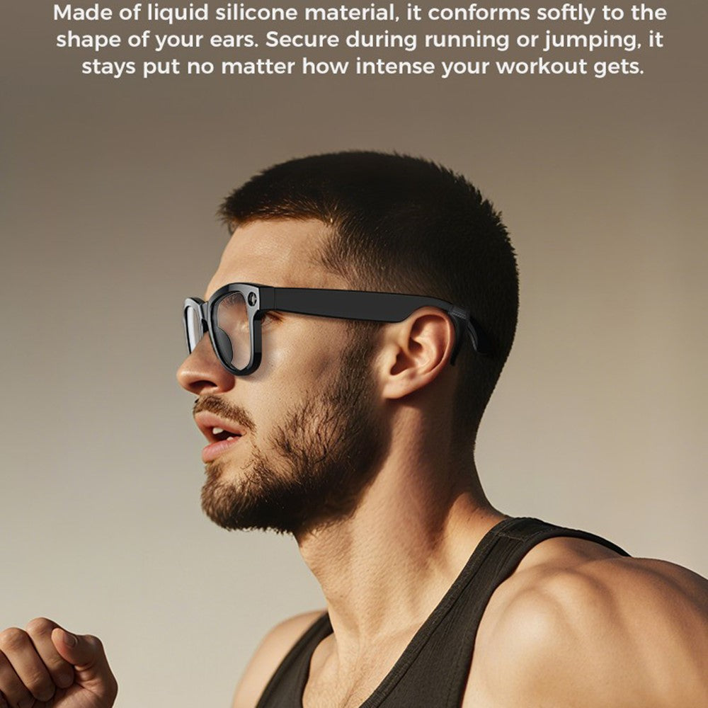 M02 AI Smart Glasses 8MP Camera 4K Video Recording Bluetooth-compatible 5.3 Translation Eyeglasses for Photography