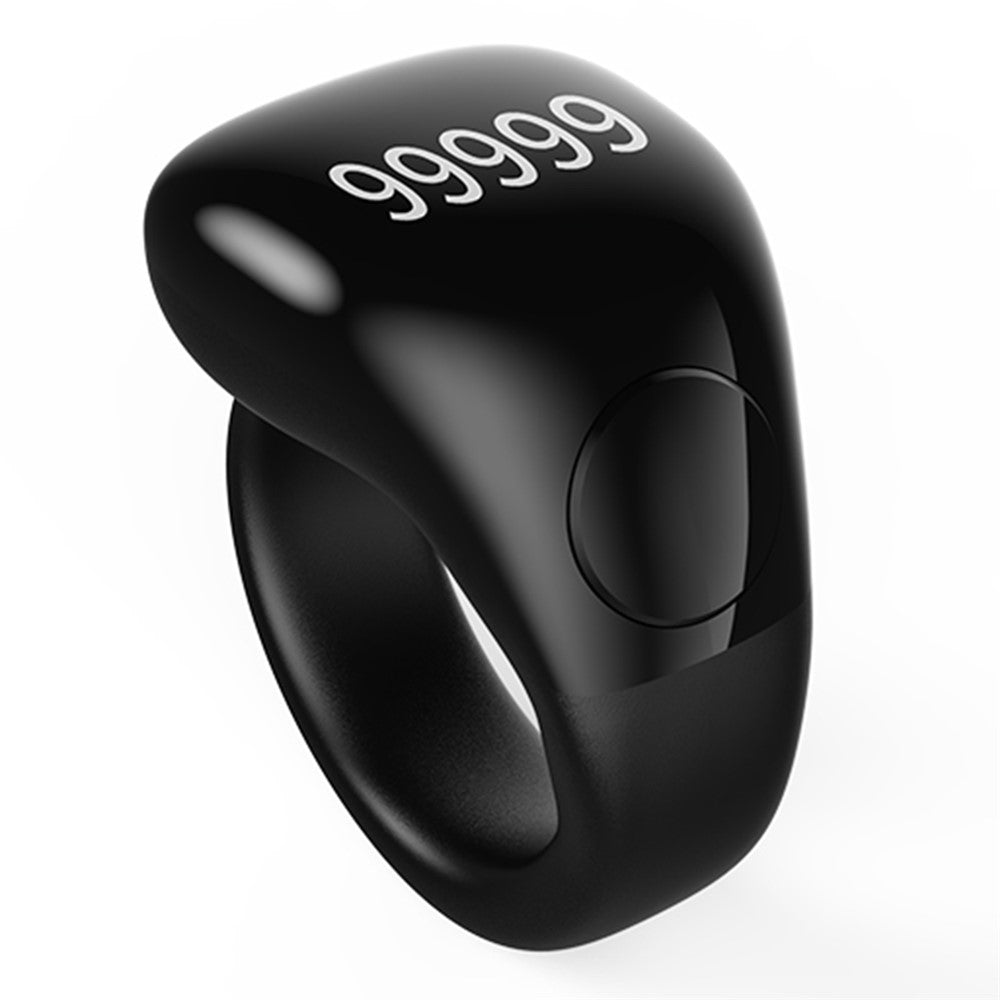 D02 Tasbih Zikr Smart Ring 5-Digit Waterproof Digital Counter with Adhan Reminder