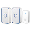CACAZI FA78 Smart Wireless Doorbells Set with Transmitter / 2 Receiver Self-Generating Home Doorbell