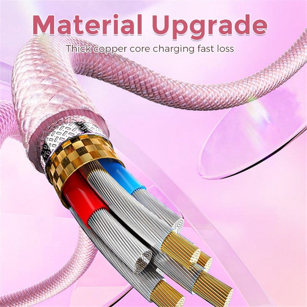 AHASTYLE XC04 1m PD 27W Data Cable USB-A / Type-C to Type-C / IP Charging Cable