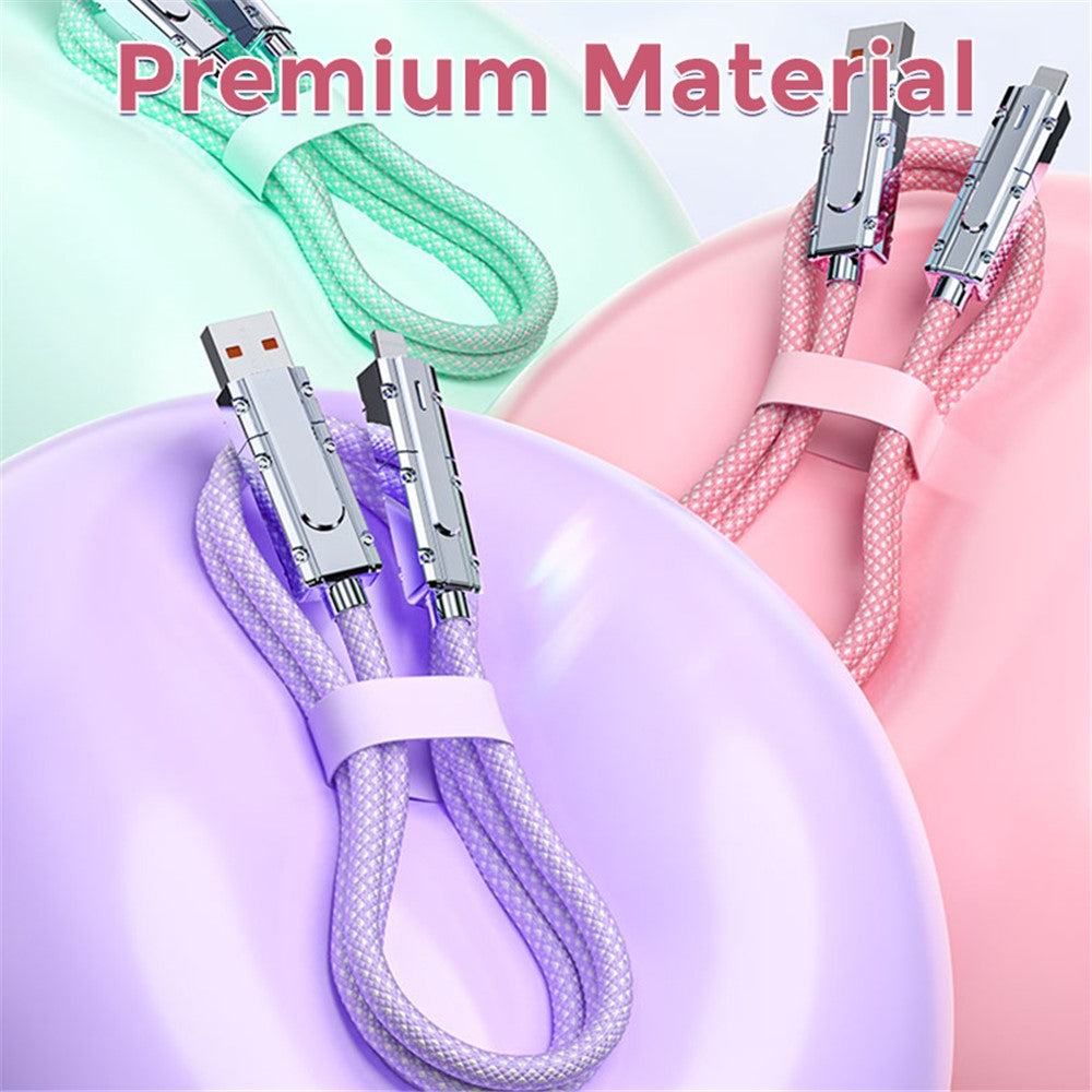AHASTYLE XC04 1m PD 27W Data Cable USB-A / Type-C to Type-C / IP Charging Cable