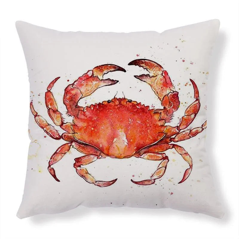 Cushion Covers Sea Turtle Printed Throw Pillow Cases For Home Decor Sofa Chair Seat - Show Gadgets