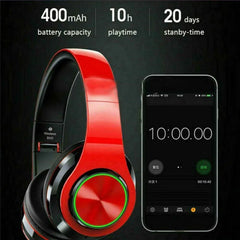 Wireless Bluetooth Headphones Over - Ear Noise Canceling All Devices - Show Gadgets