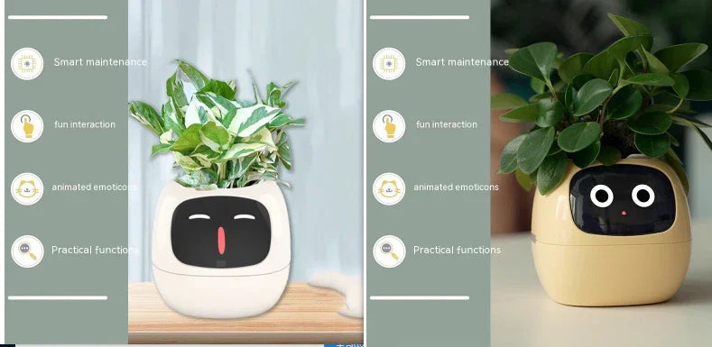 Smart Planter Endless Fun Over 49 Rich Expressions 7 Smart Sensors And AI Chips Make Raising Plants Easy And Fun - Show Gadgets
