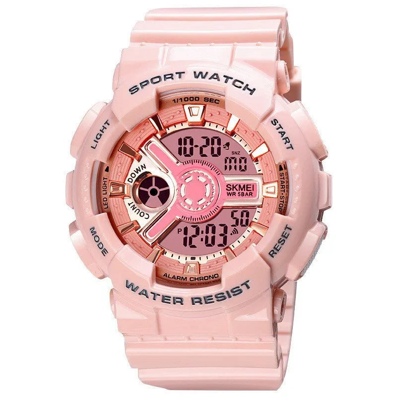 Youth Sports Watch Male Multi - function Waterproof Student Electronic Watch - Show Gadgets