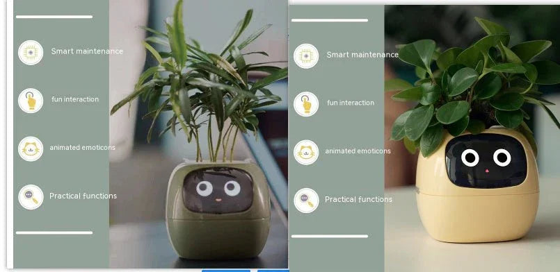 Smart Planter Endless Fun Over 49 Rich Expressions 7 Smart Sensors And AI Chips Make Raising Plants Easy And Fun - Show Gadgets