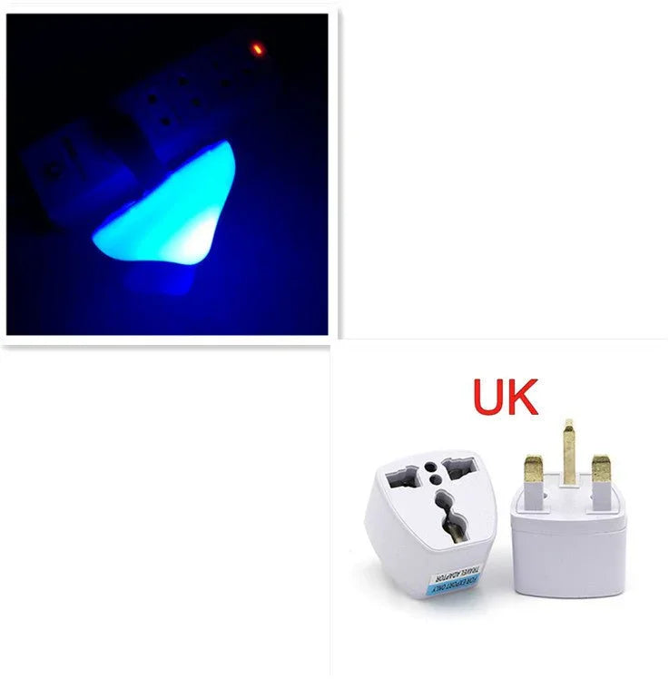 LED Night Light Mushroom Wall Socket Lamp EU US Plug Warm White Light - control Sensor Bedroom Light Home Decoration - Show Gadgets