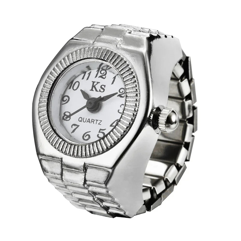 Simple All - Match Ring Watch Alloy Creative Watch - Show Gadgets