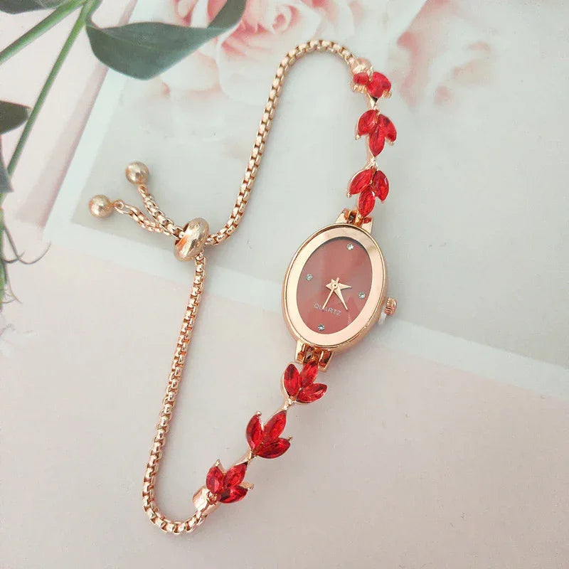 Wheat Diamond Women's Watch Free Adjustment Pull-out Women's - Show Gadgets