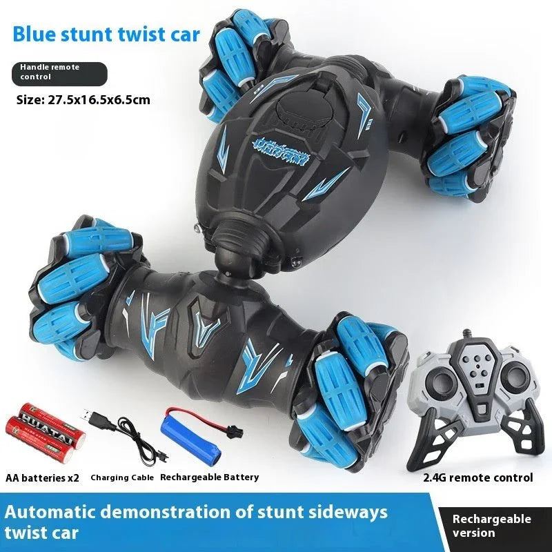 Gesture Sensing Remote Control Car Stunt Twist Car Four - wheel Drive Off - road Vehicle - Show Gadgets