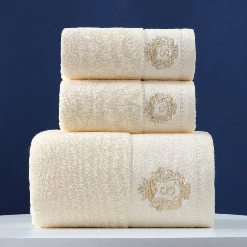Pure Cotton Towels Three - piece With Hand Bath Towel Class - Show Gadgets