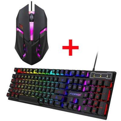 Wired Keyboard Luminous Desktop And Notebook Computer Accessories - Show Gadgets