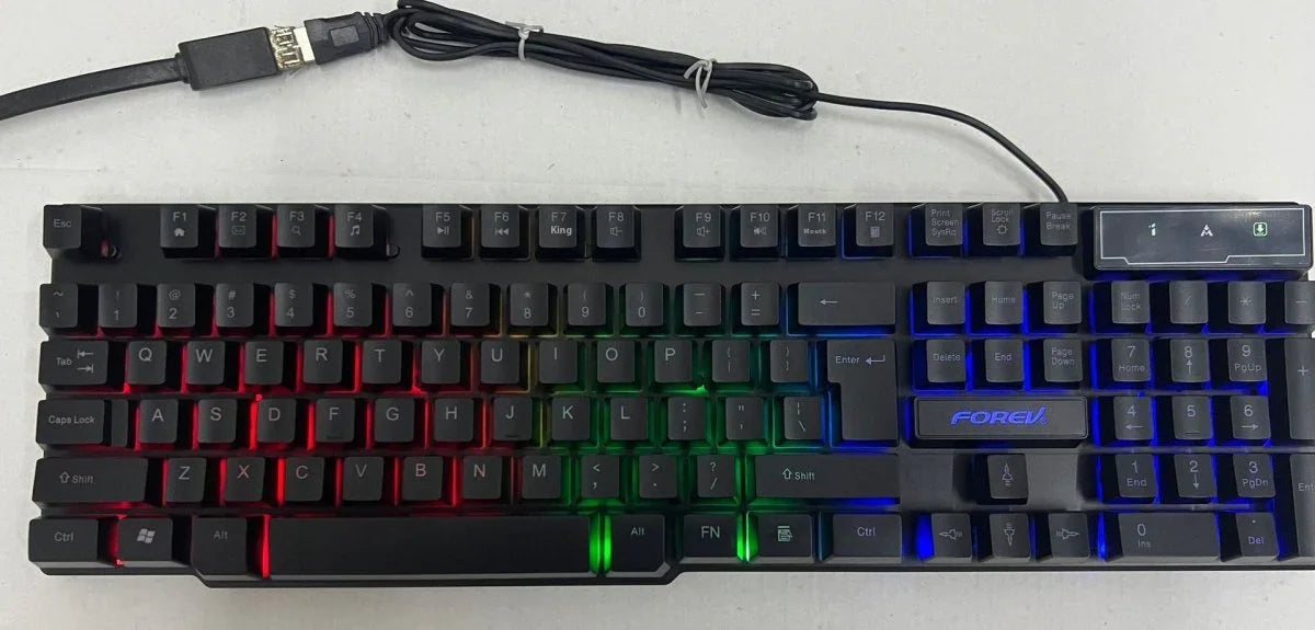 Wired Keyboard Luminous Desktop And Notebook Computer Accessories - Show Gadgets