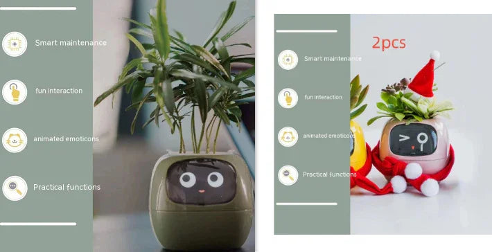 Smart Planter Endless Fun Over 49 Rich Expressions 7 Smart Sensors And AI Chips Make Raising Plants Easy And Fun - Show Gadgets