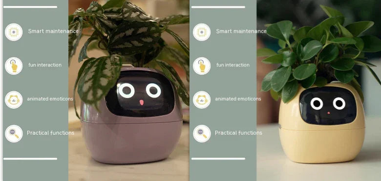 Smart Planter Endless Fun Over 49 Rich Expressions 7 Smart Sensors And AI Chips Make Raising Plants Easy And Fun - Show Gadgets