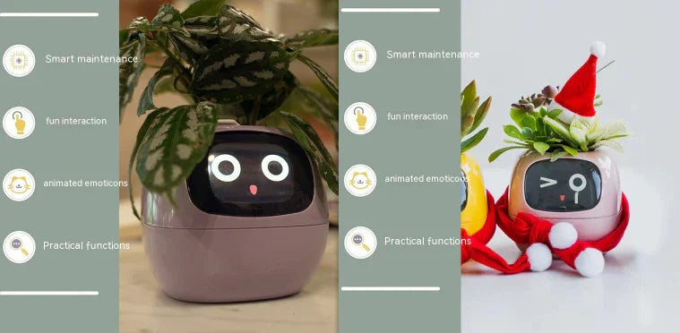 Smart Planter Endless Fun Over 49 Rich Expressions 7 Smart Sensors And AI Chips Make Raising Plants Easy And Fun - Show Gadgets